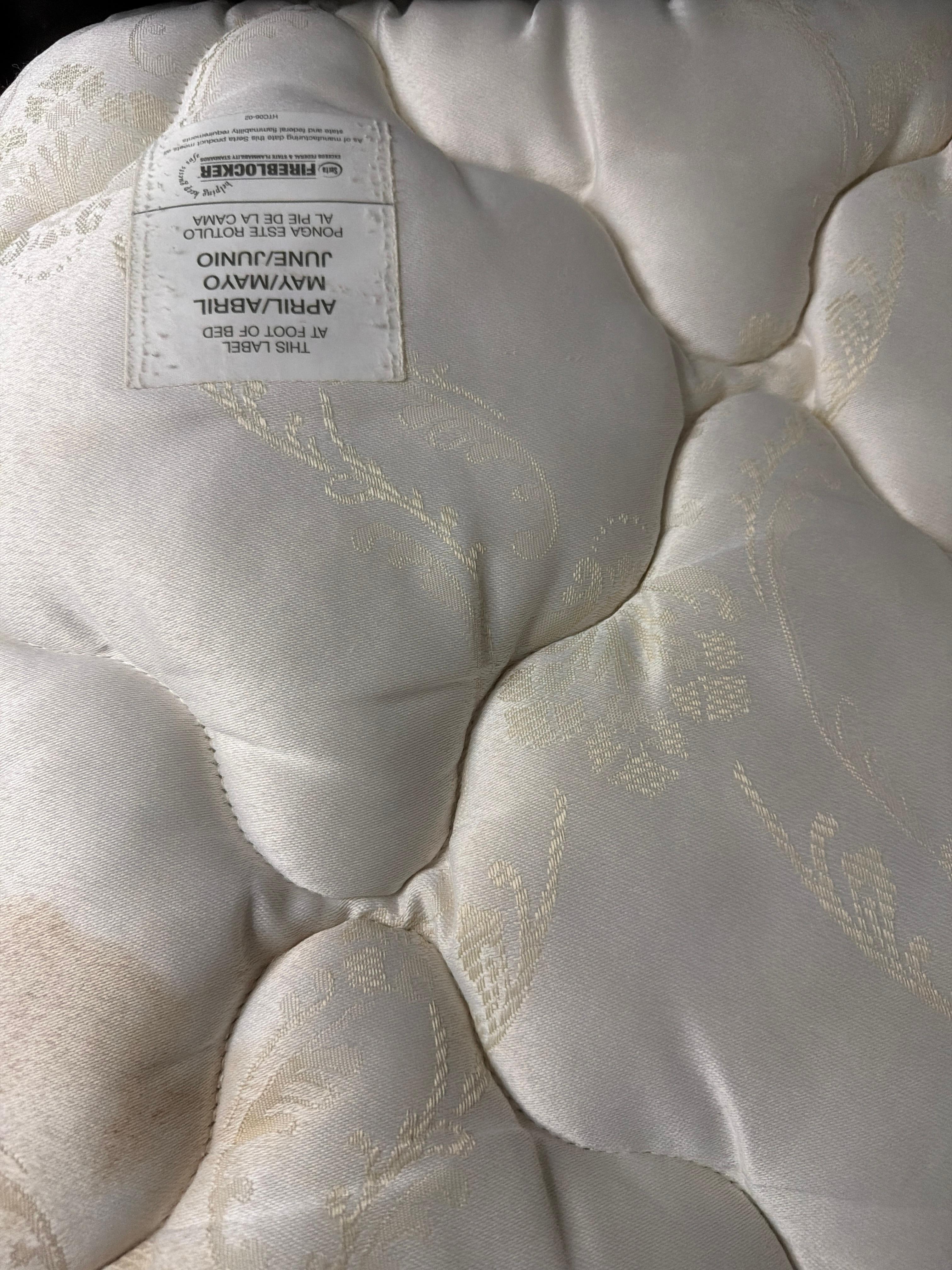 Stained mattress 