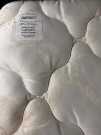 Stained mattress