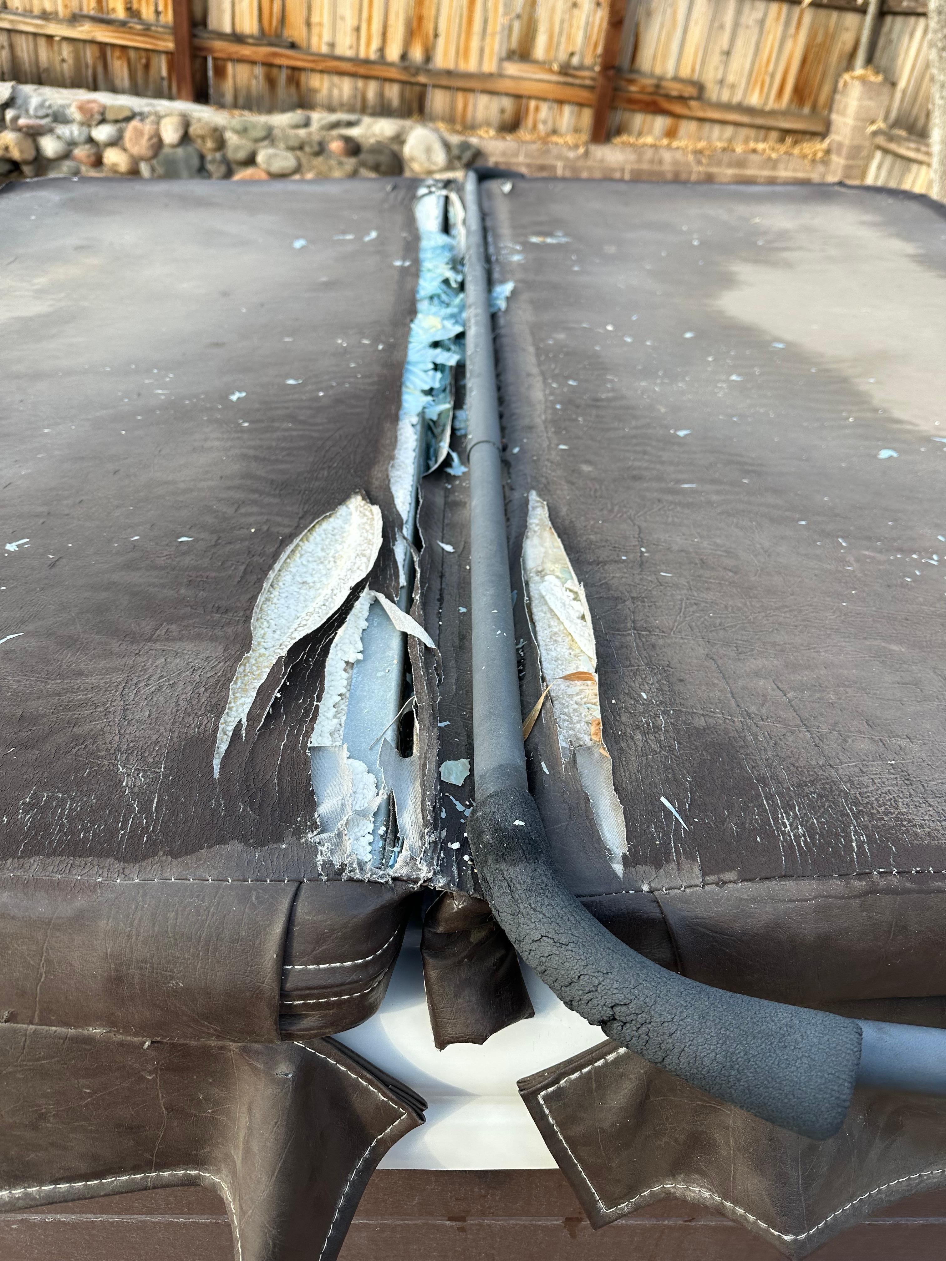 Jacuzzi cover, it’s not letting me add enough photos of the property 