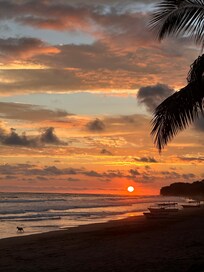Sunset from front of home.