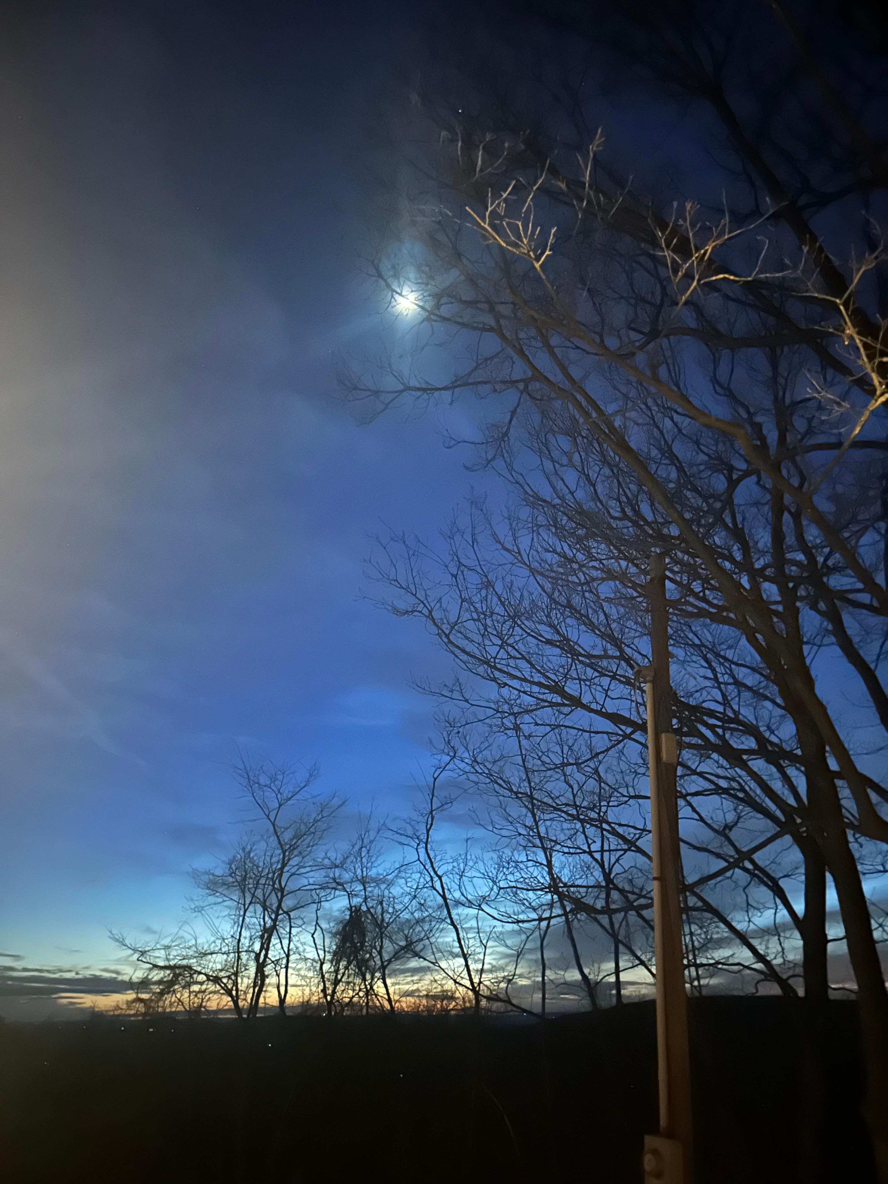 The beautiful night sky