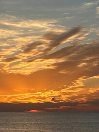 Sunset from the deck