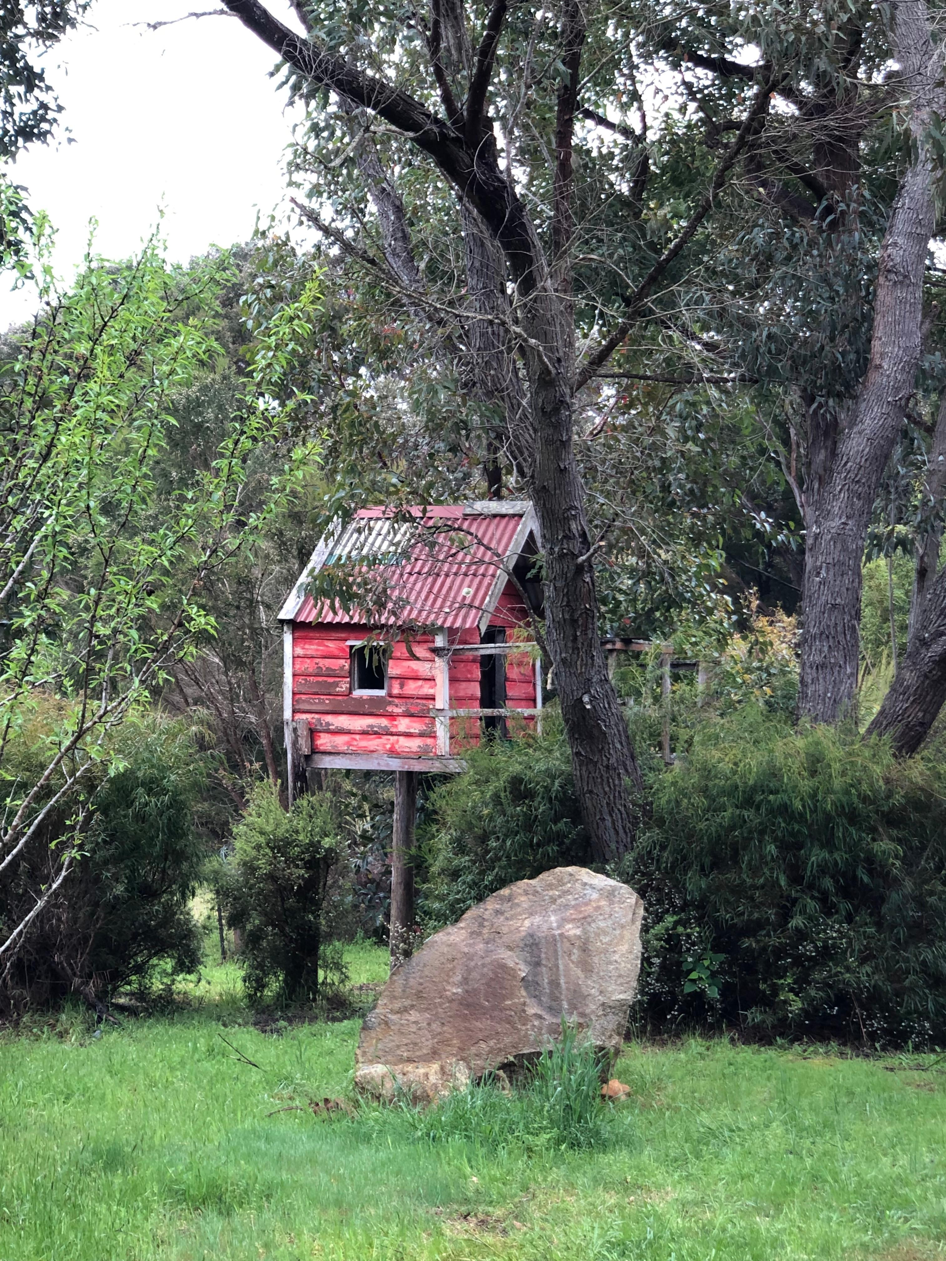 Litet hus på tomten 