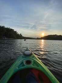 Sunset on the lake.