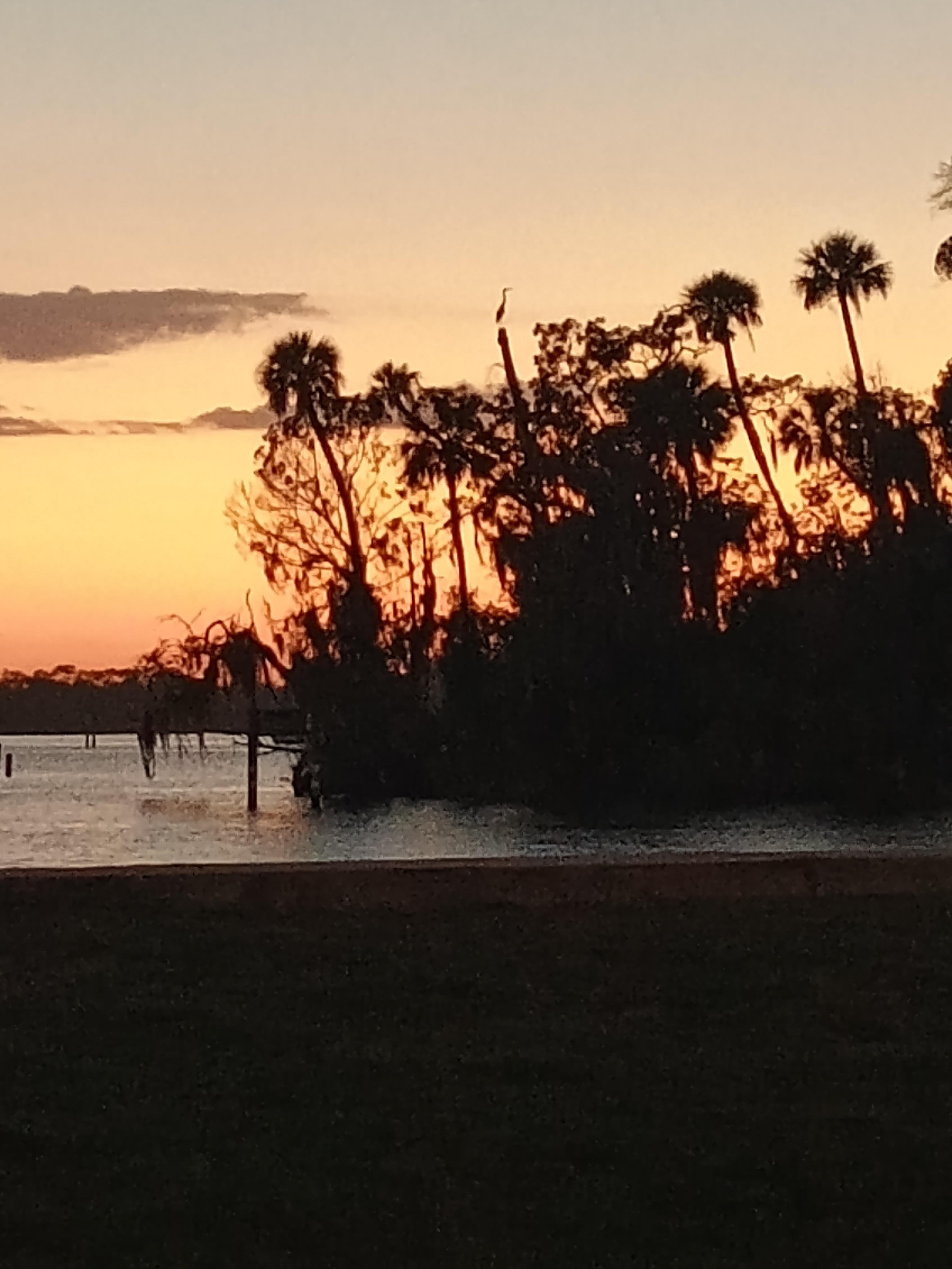 Sunset view over the water.  Loved this part of our stay.