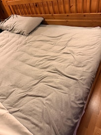 This is what we say when we pulled back quilt, not freshly made