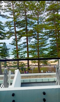 The view directly across the beach from the King Superior suite room 316