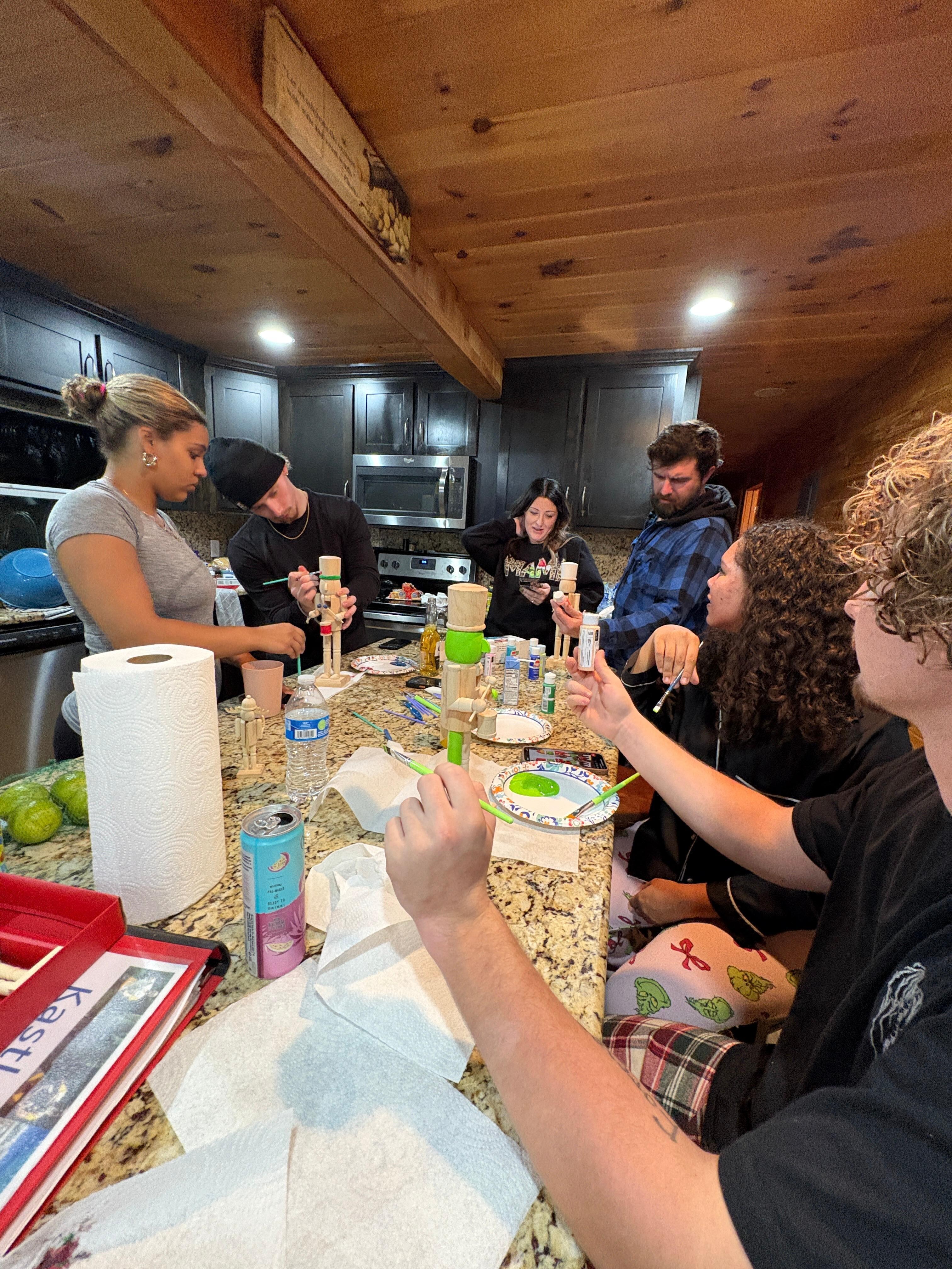 Painting nutcrackers as couples