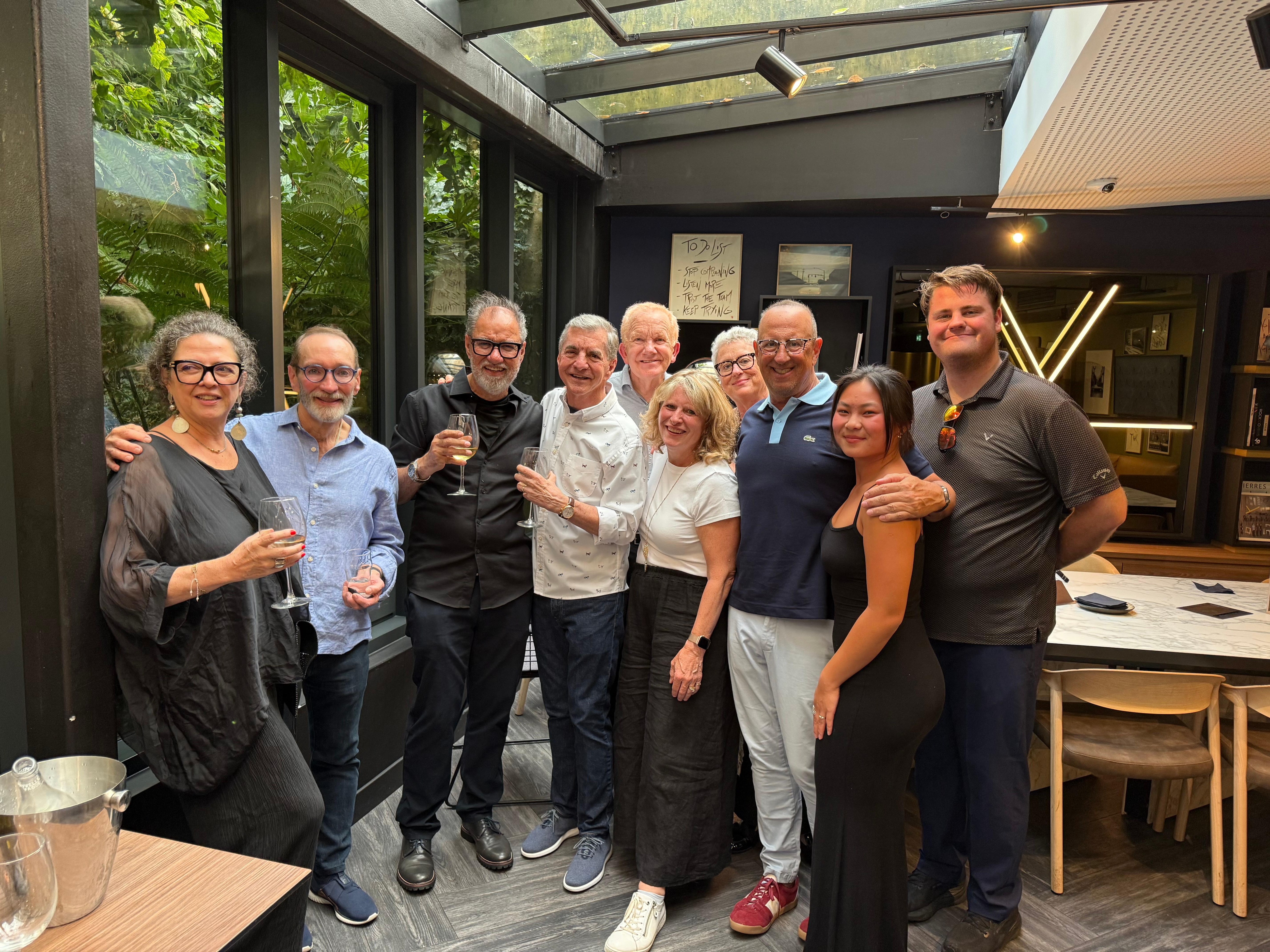 Celebrating with 42 friends. Joel’s B birthday 