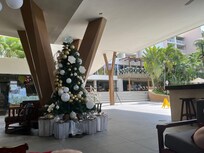 Lobby nicely decorated