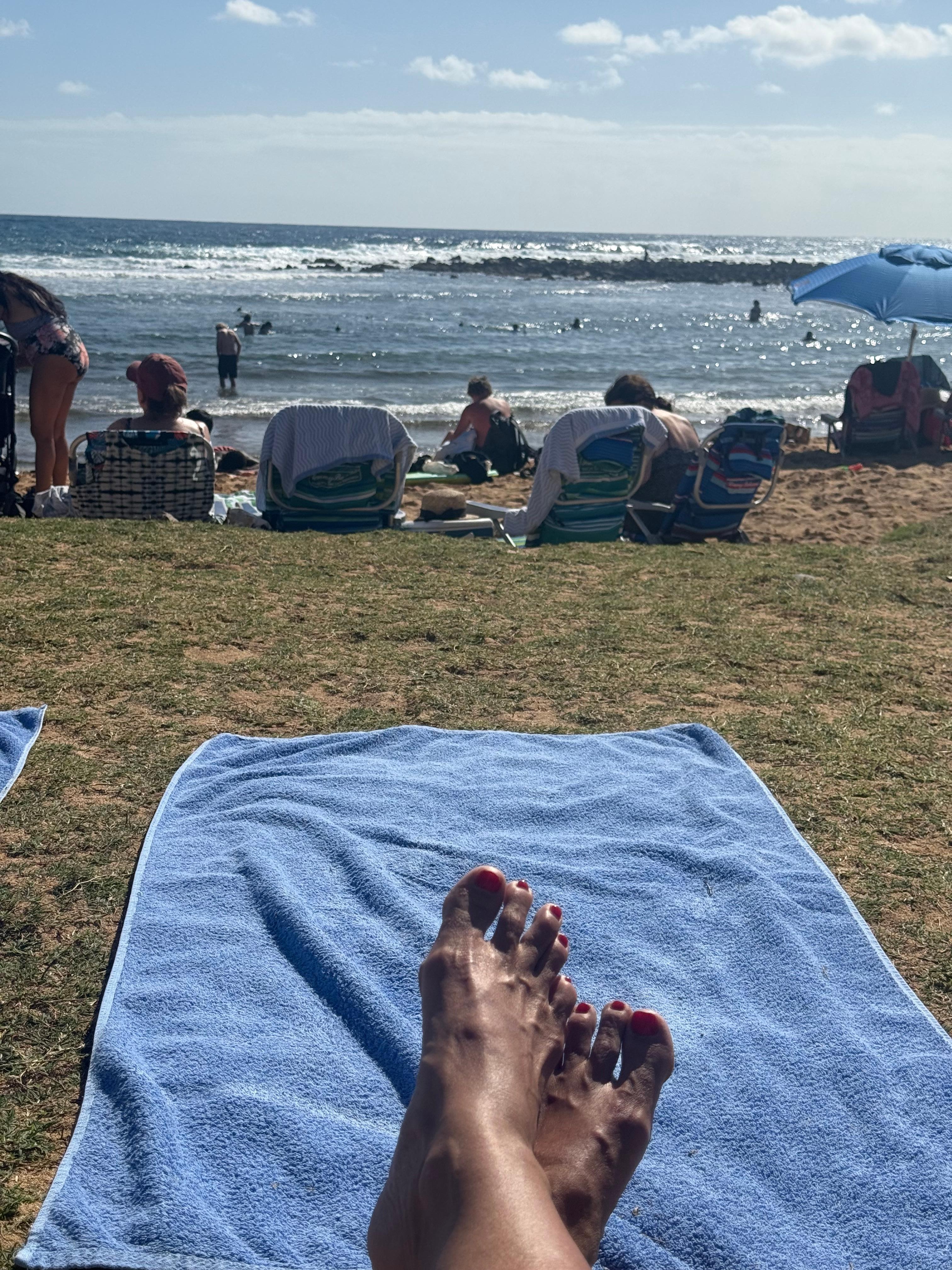 A short walk to the beach