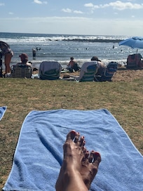 A short walk to the beach