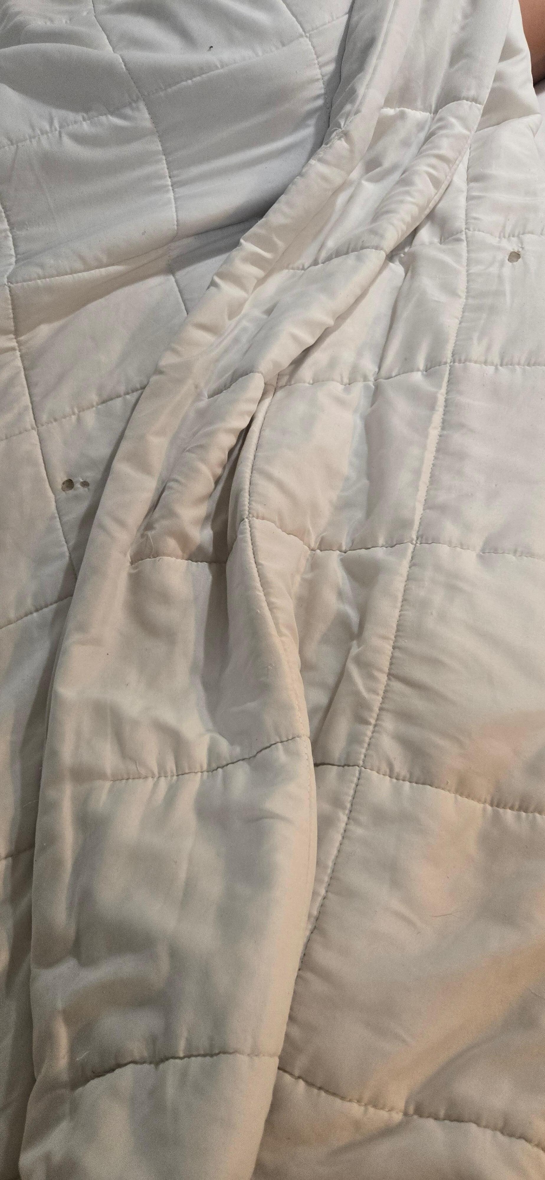 Burn marks on covers