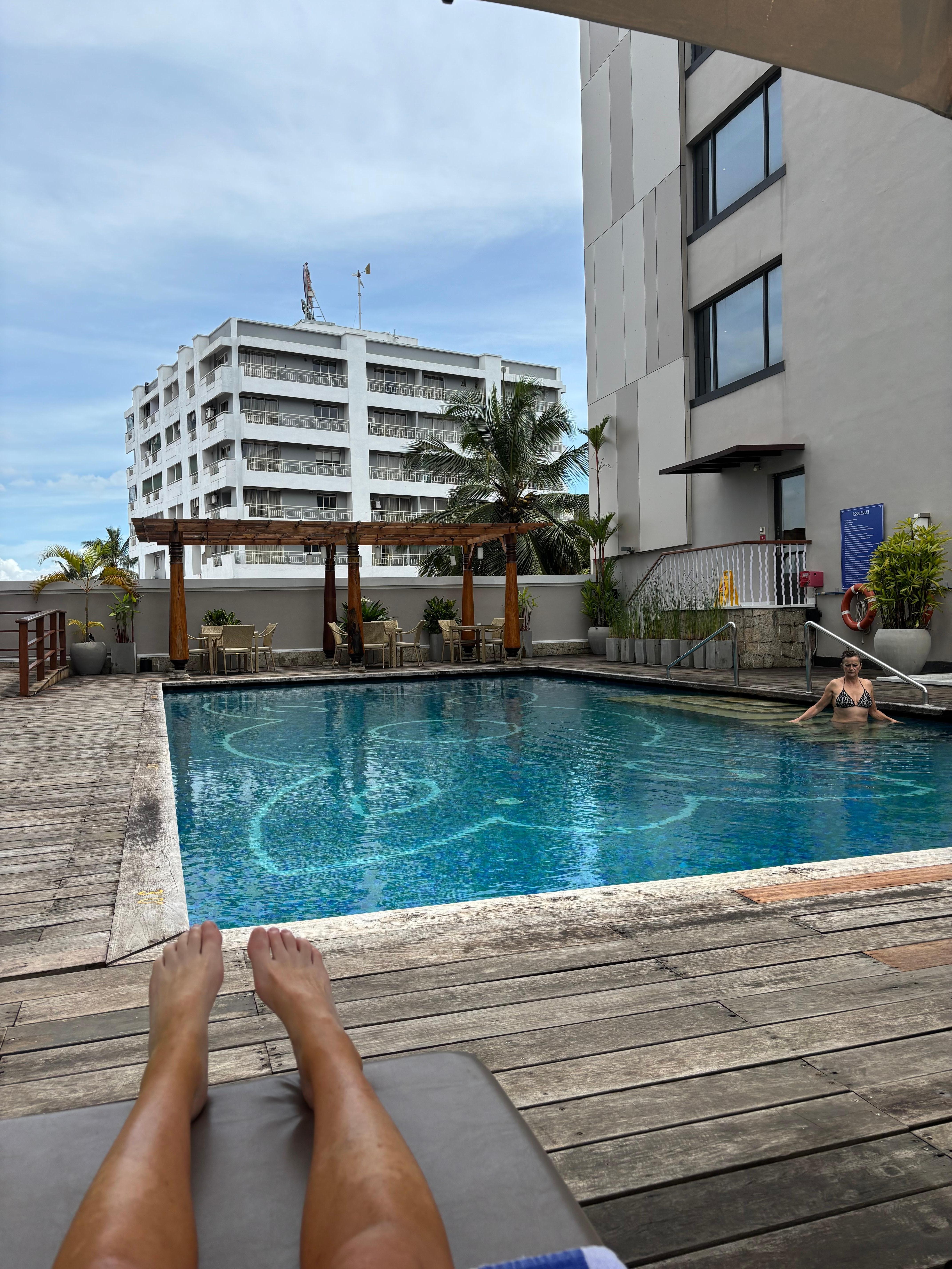 pool which was well maintained