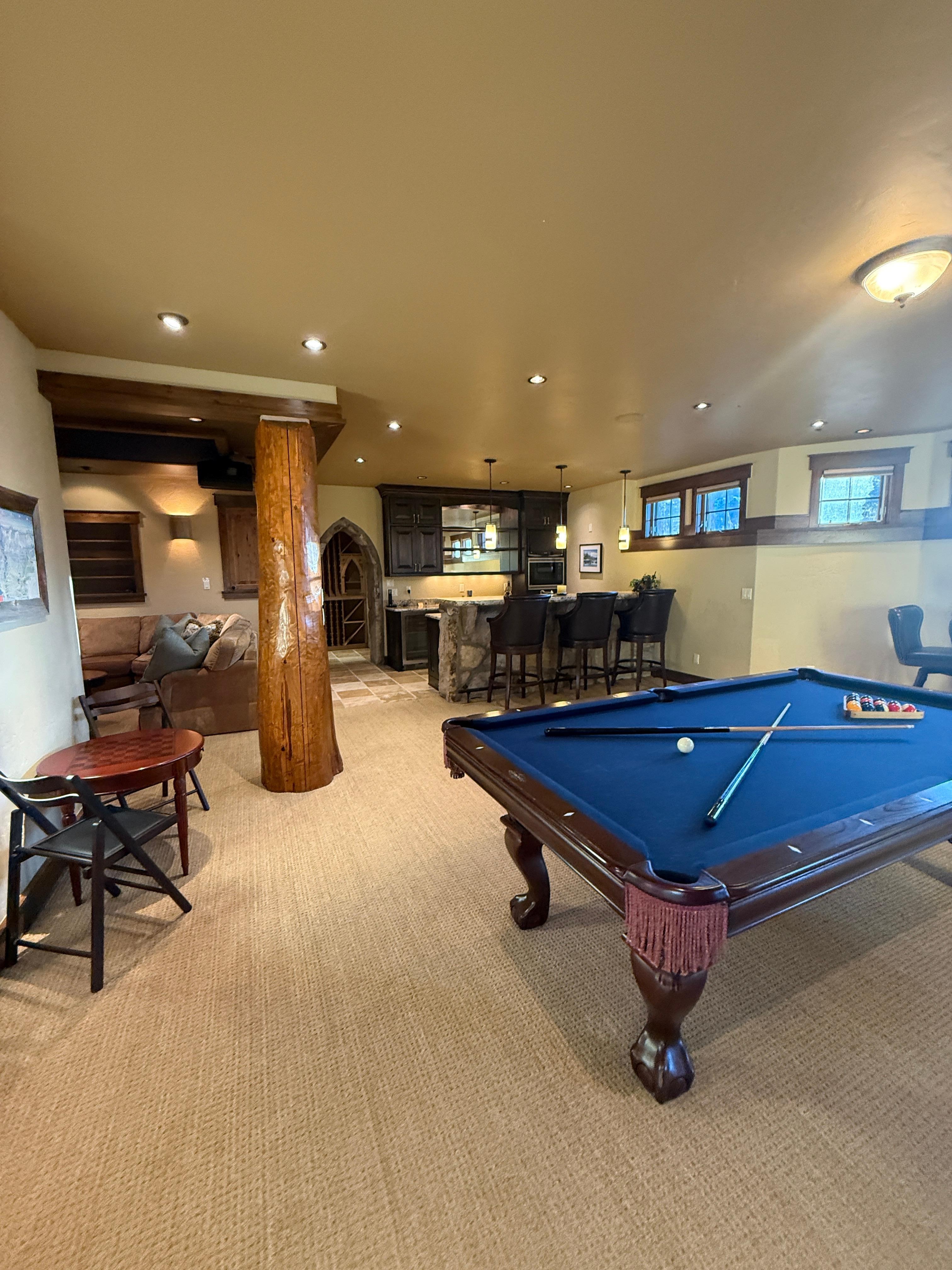 lower level red area, plus 2 bedroom and 2 bath