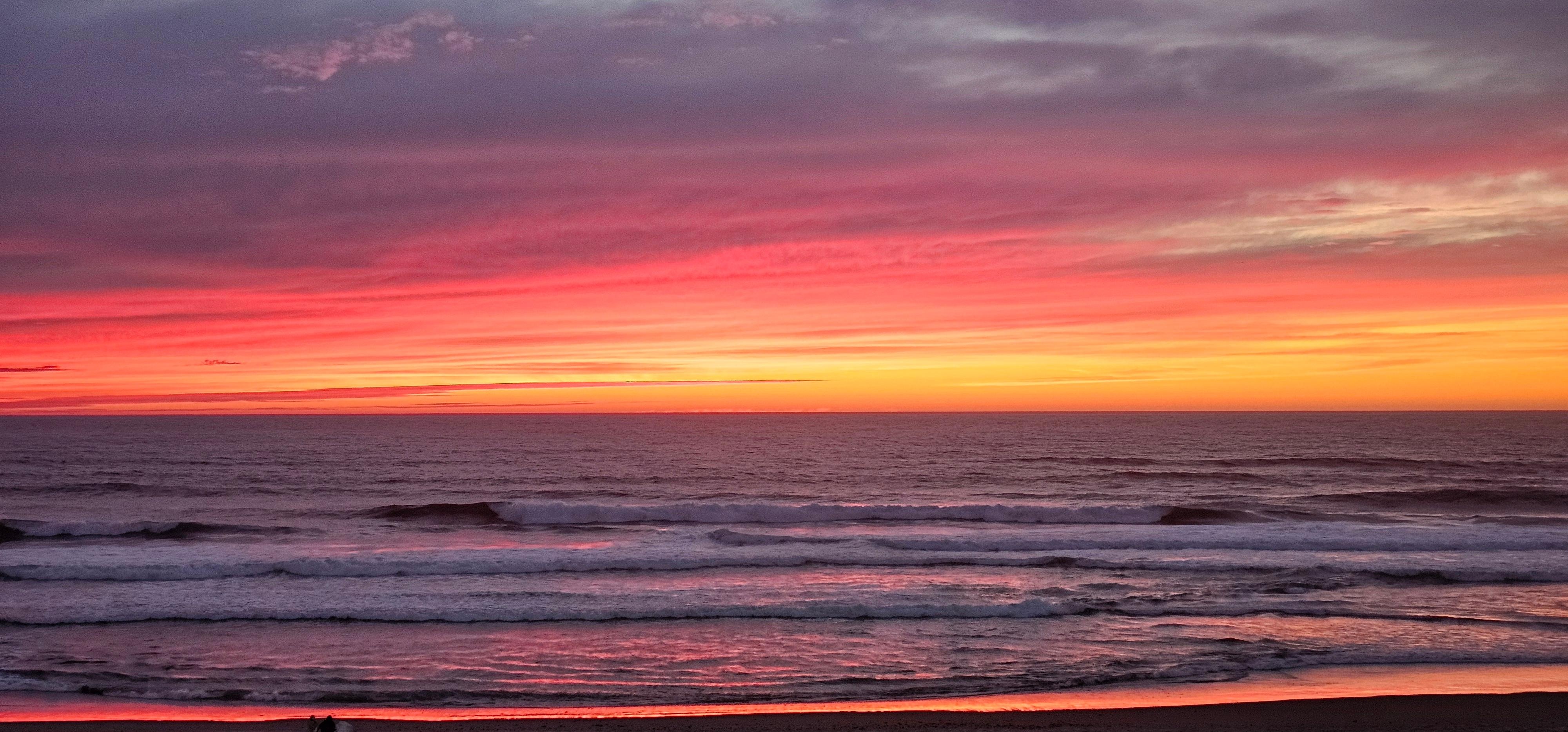 Sunset from our balcony 