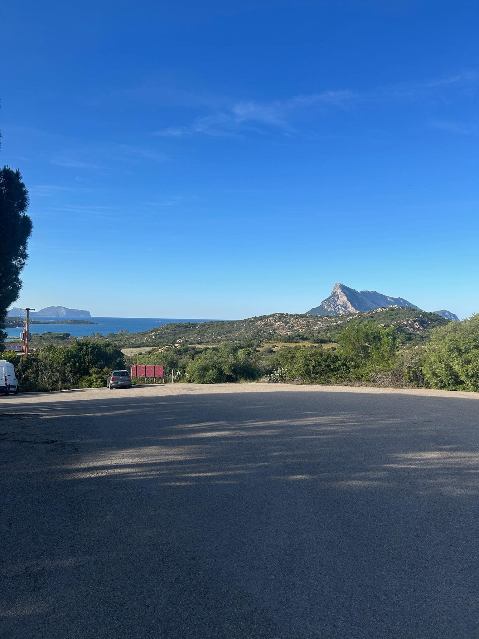 View from parking lot 