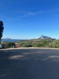 View from parking lot
