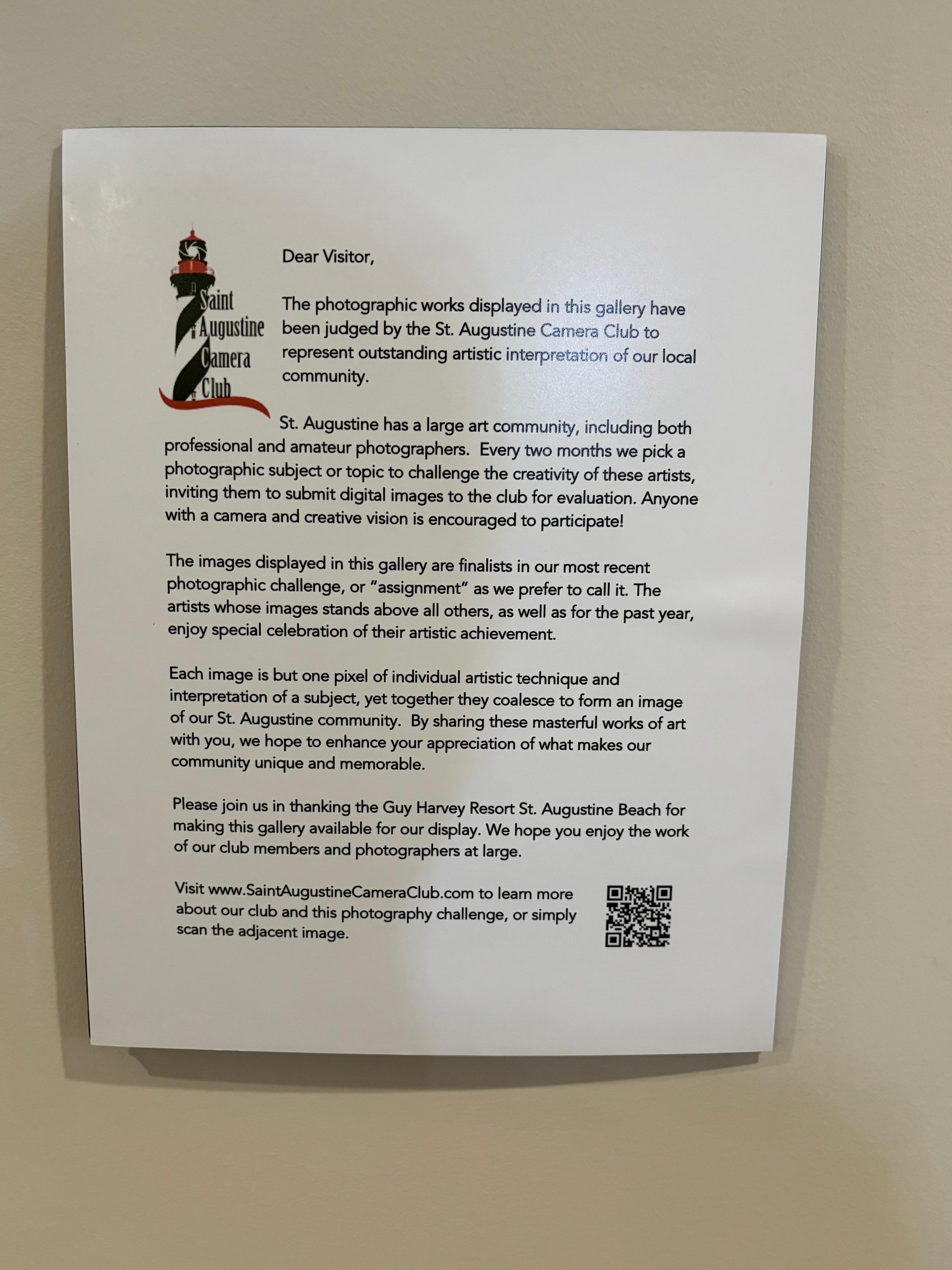 Many fantastic local photos and art displayed throughout hotel.