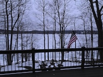 Frozen Lake Wallenpaupack