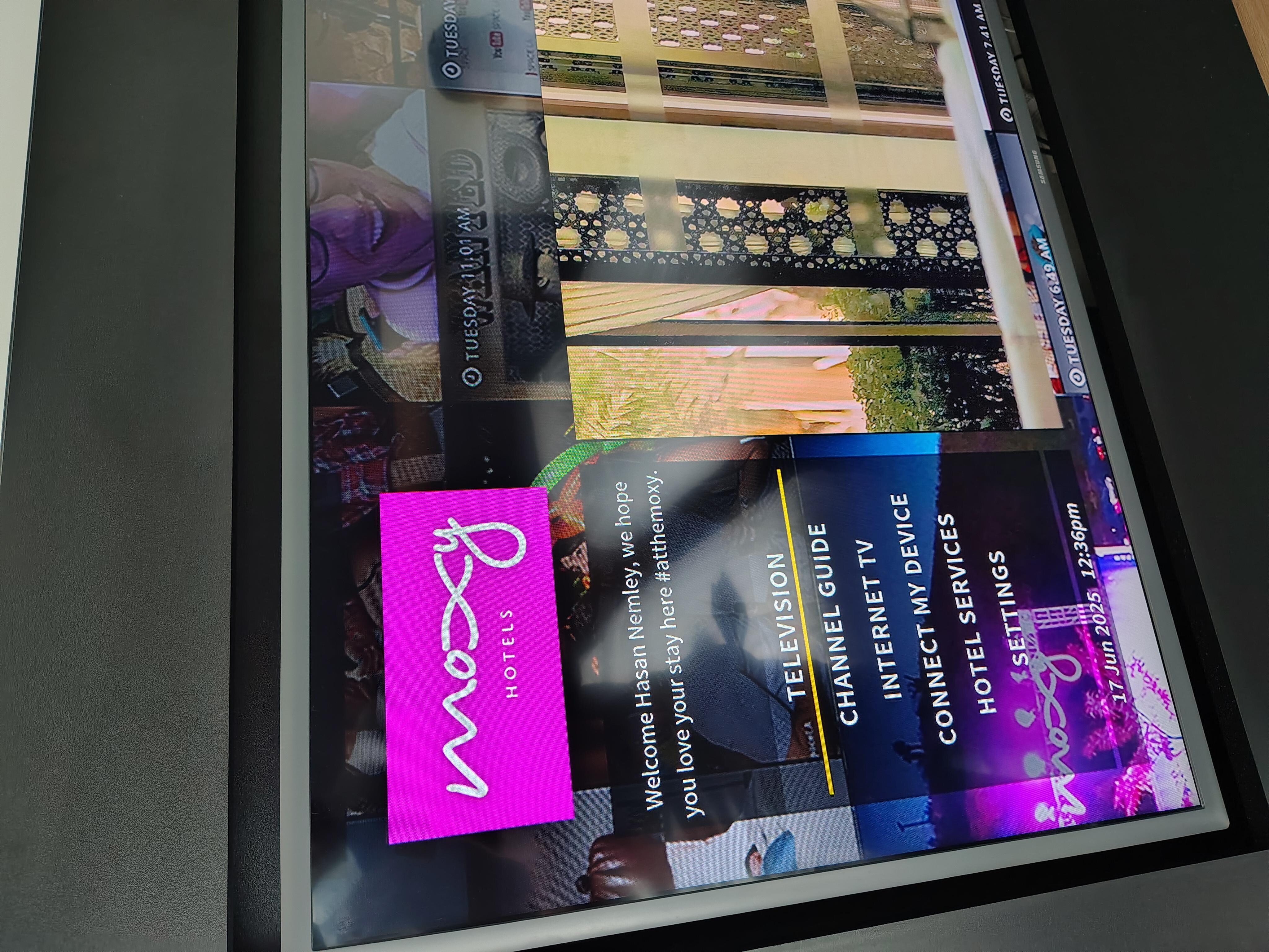 Welcome screen. Great touch.