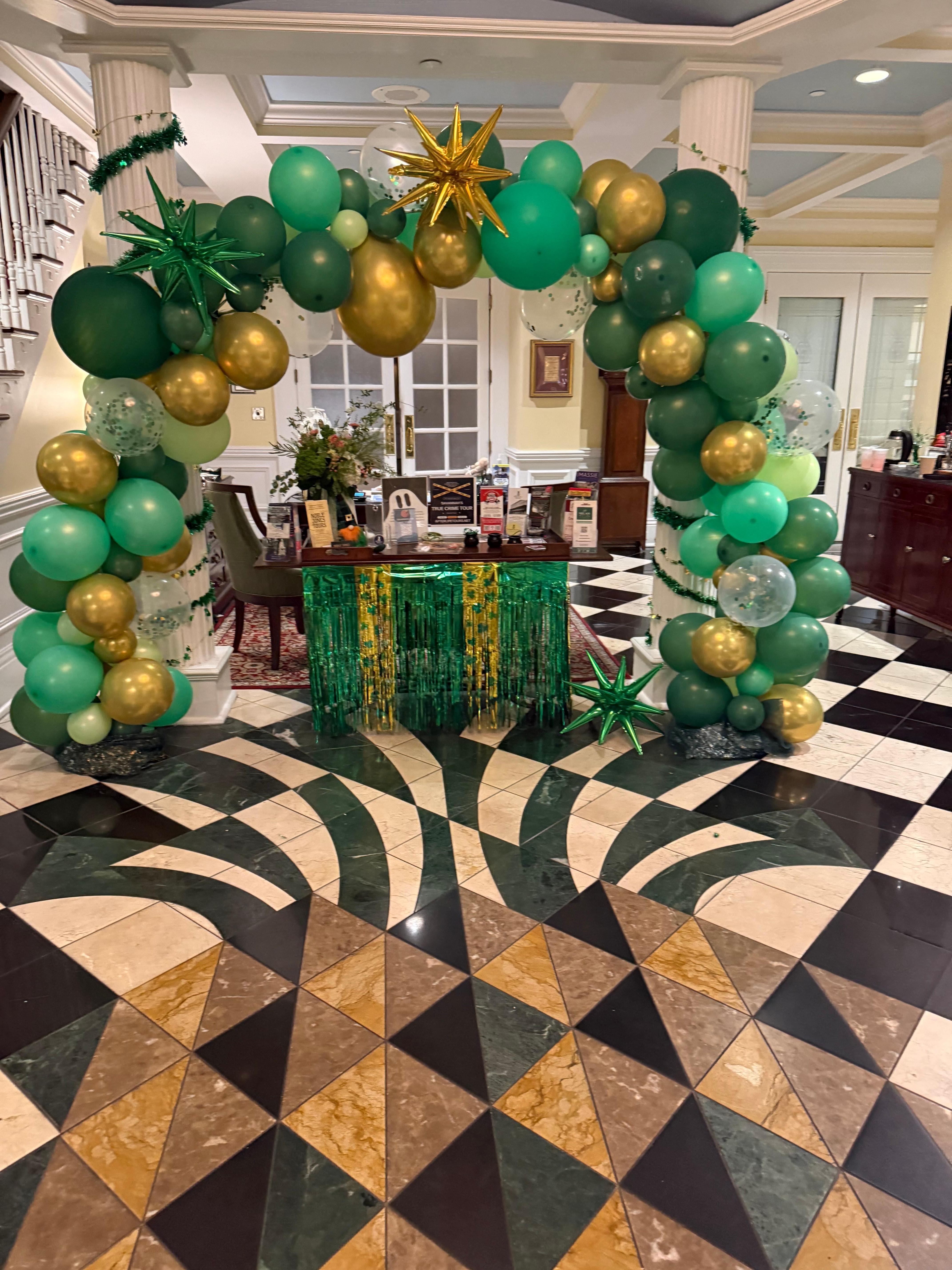The tour/ concierge desk inside.