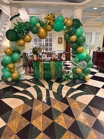 The tour/ concierge desk inside.