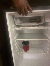 Left over food in fridge