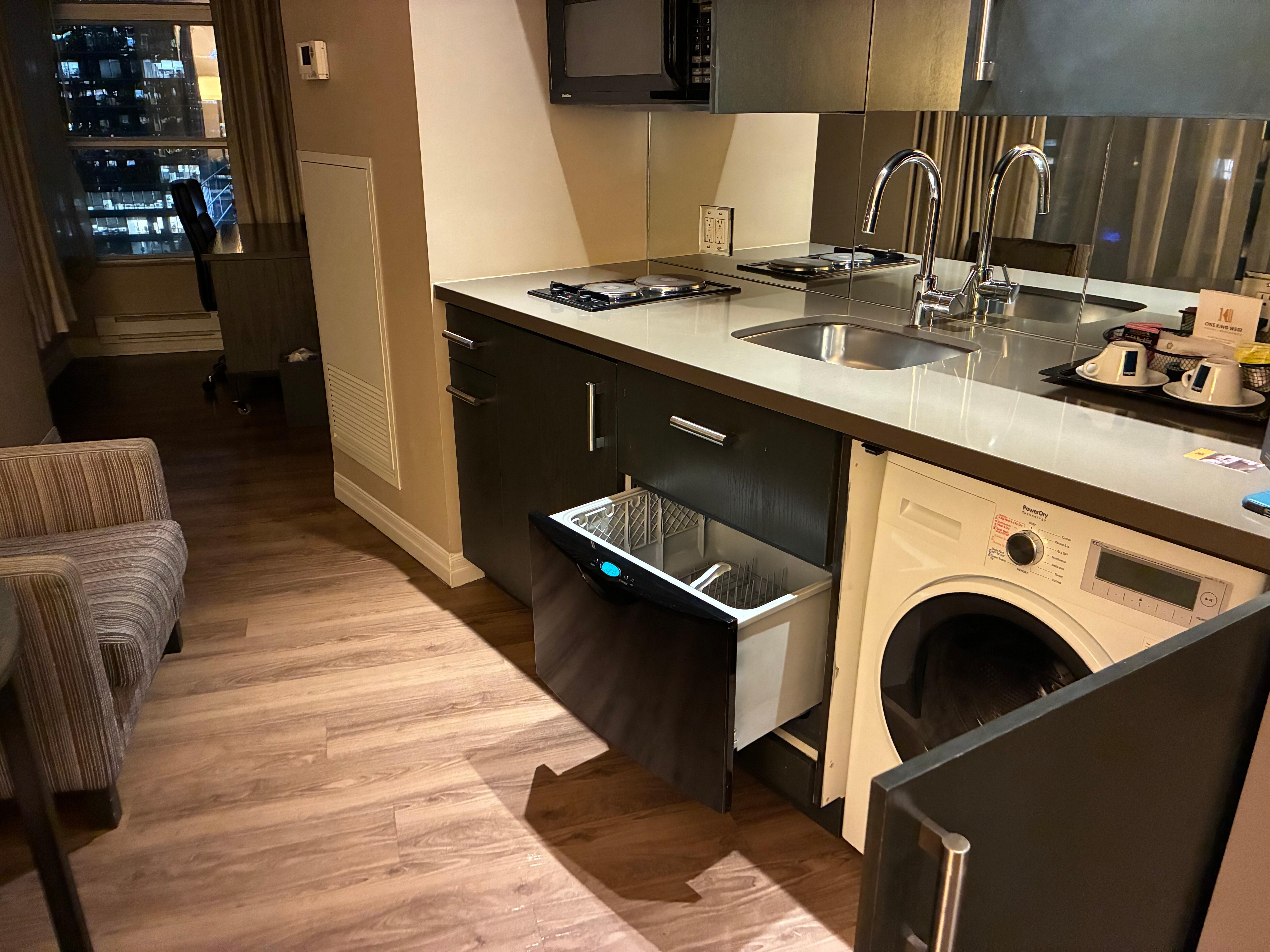 Fully stocked kitchen 