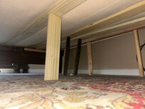 Bed attempted Previous fixes and broken cross boards which they said will put a work order in to fix. Bed will be fine with proper fix.