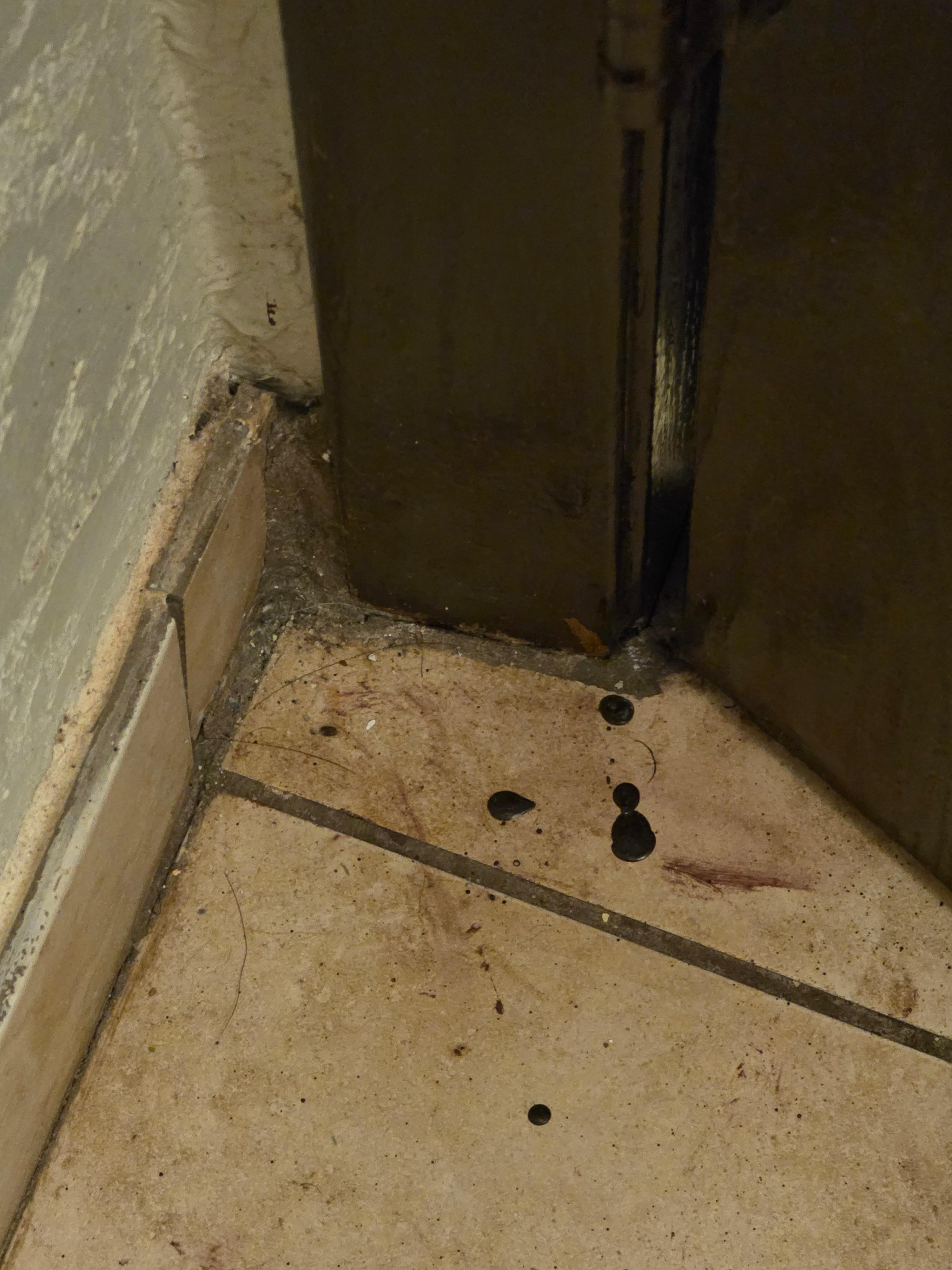 Another of bathroom floor