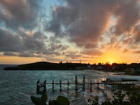 Sunset from the deck