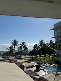 View from our king deluxe room with view