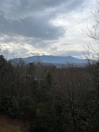 Mountain view from balcony