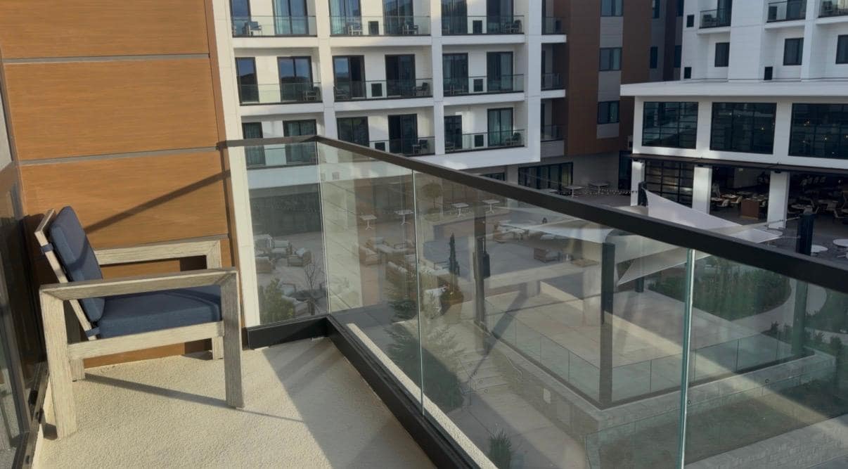 Wrap around balcony!