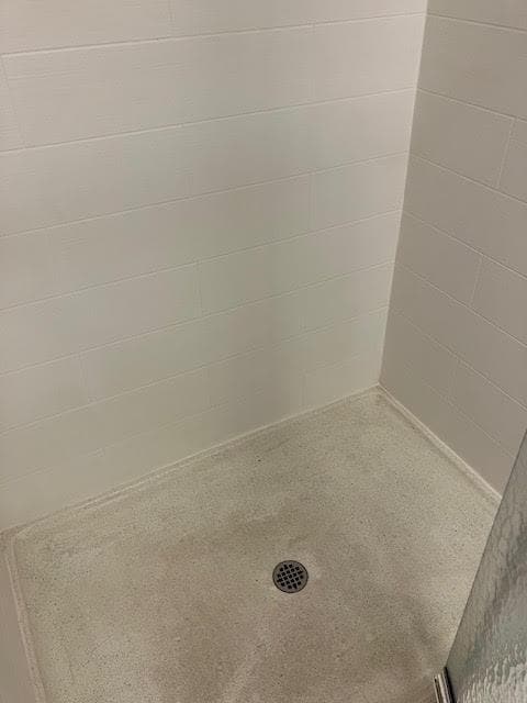 Dingy or Worn out shower floor...