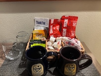 Coffee bar in room