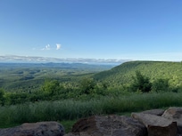 The view over the canyon