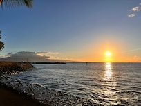 Sunset from our beach