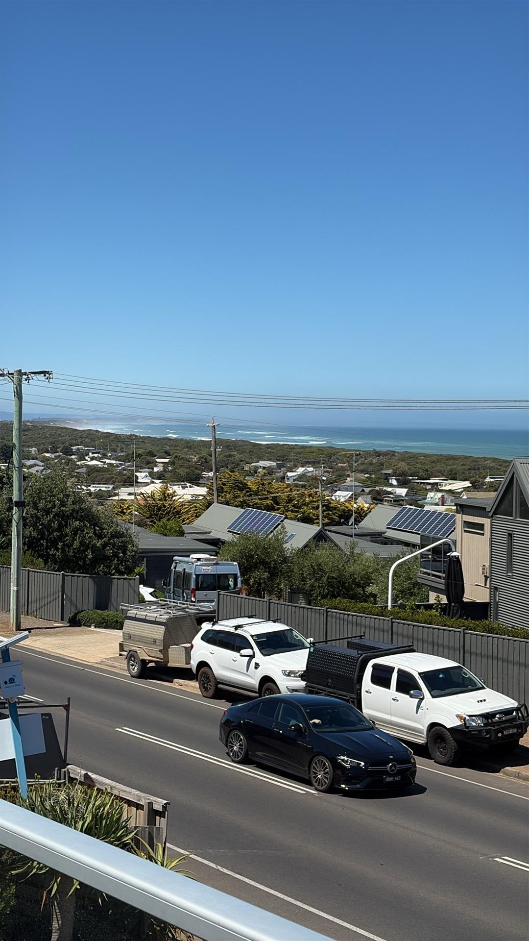View from front balcony 