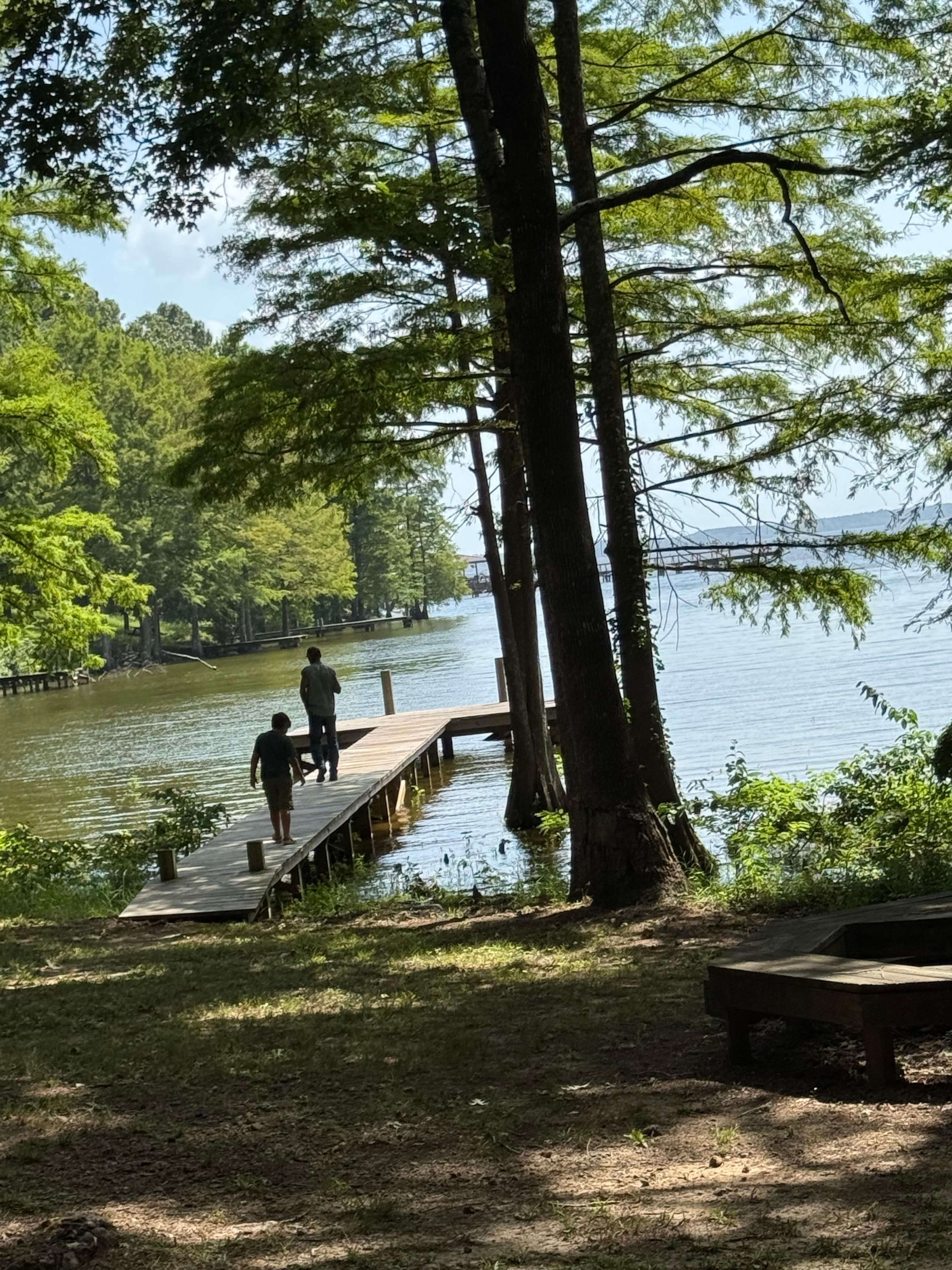 Little bit of early morning fishing. Beautiful view!