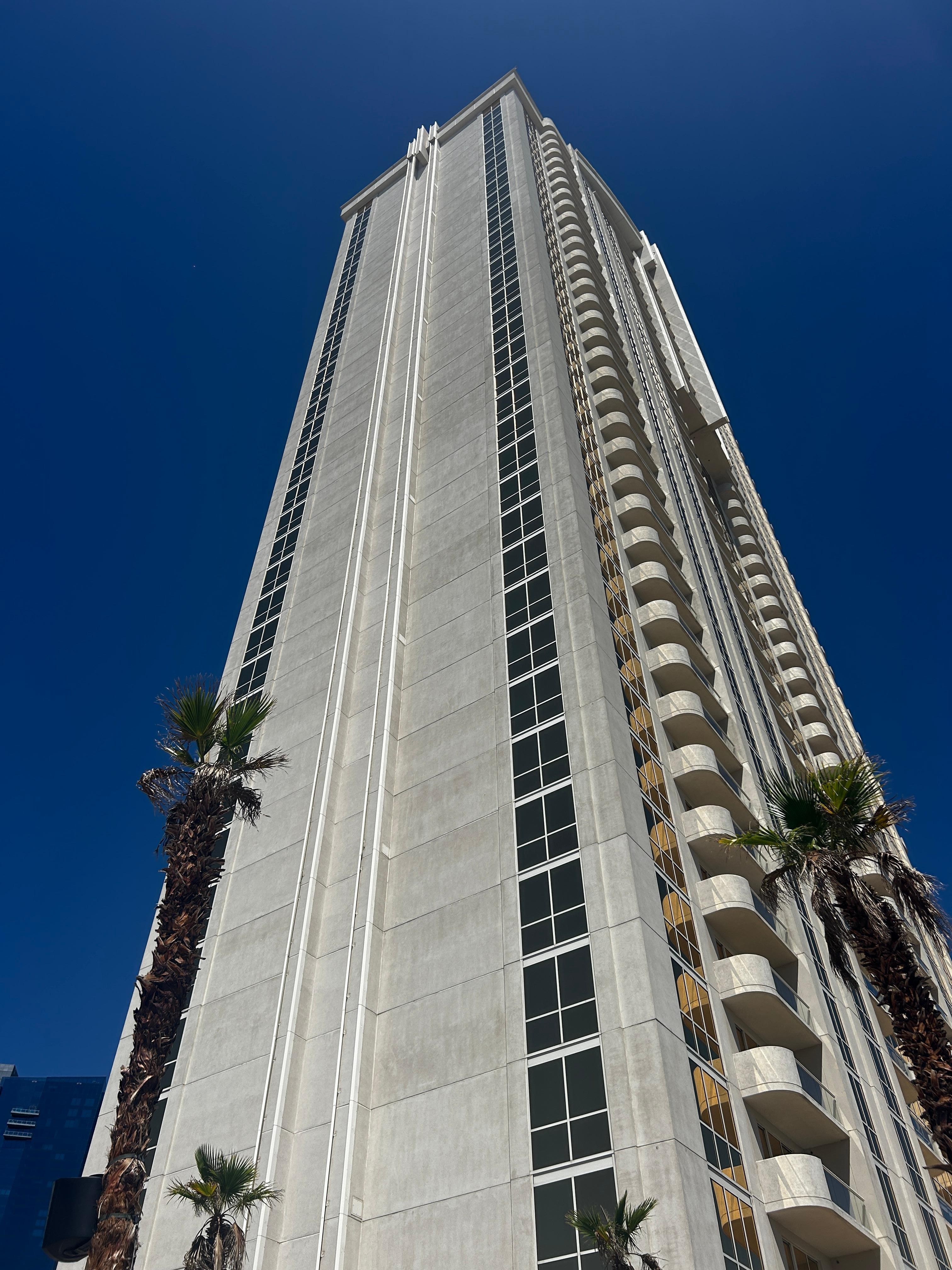 Tower 3 from Tower 2 pool