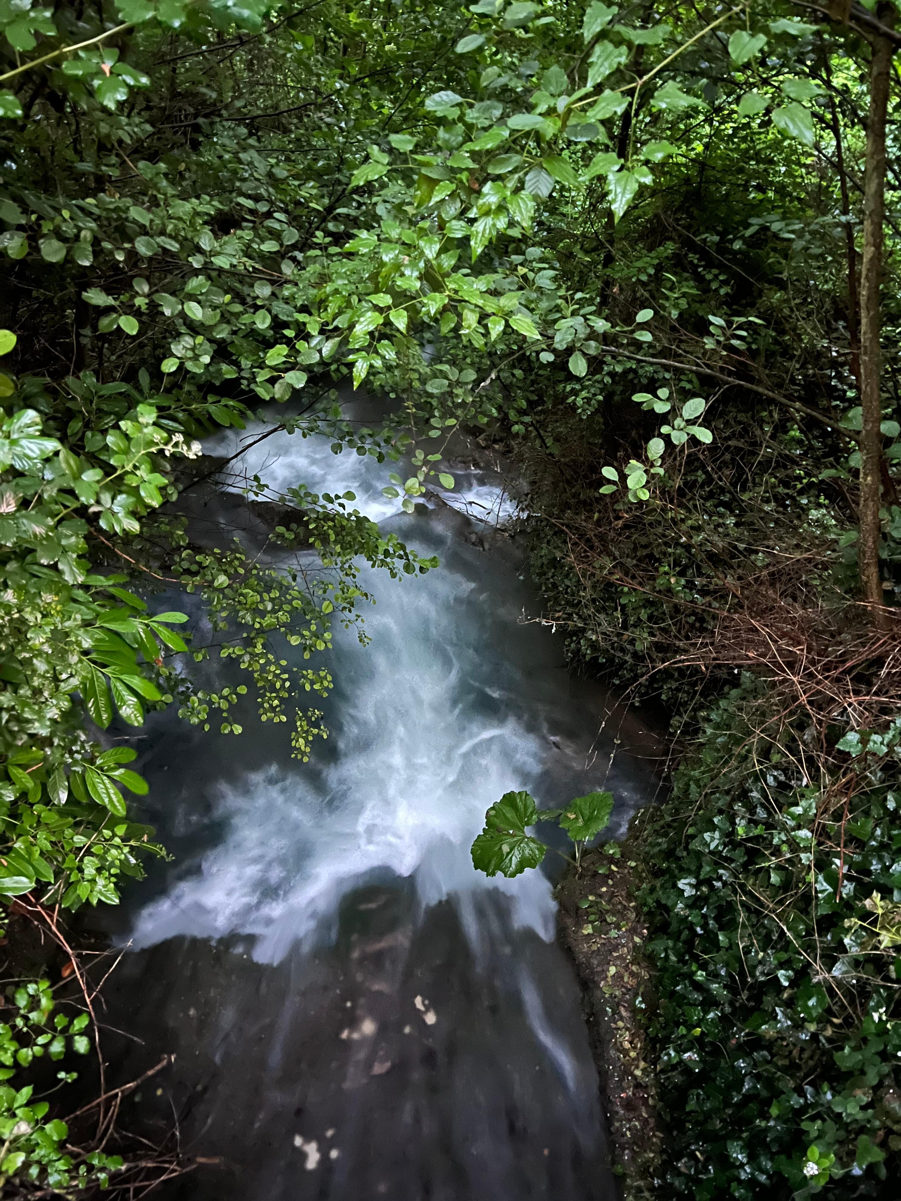 Little rapids at Canistro Inferior restaurant 