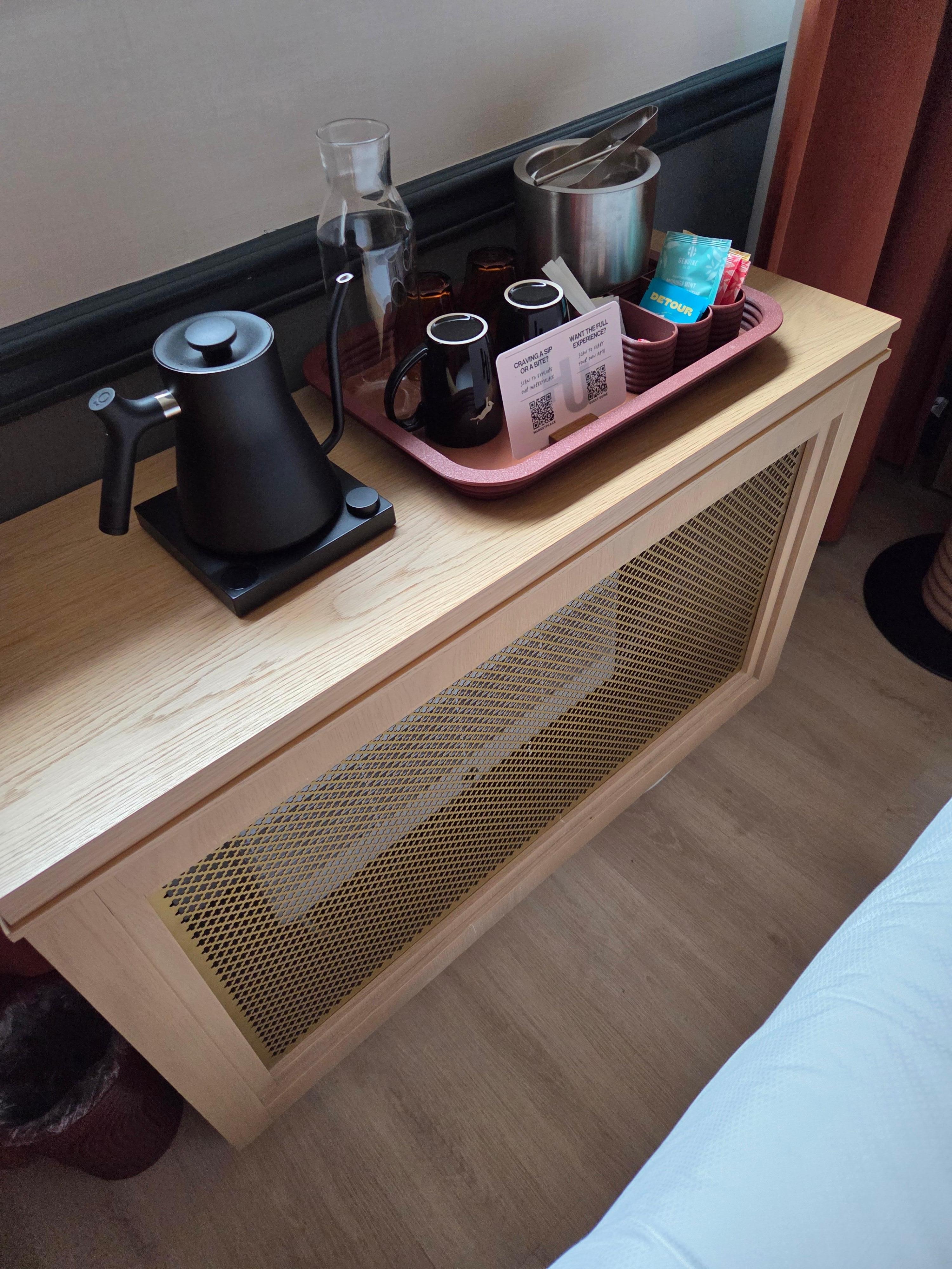 In room beverage station