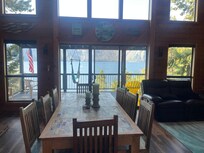 Stunning views from front room and loft area