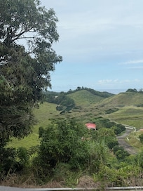 From the front balcony