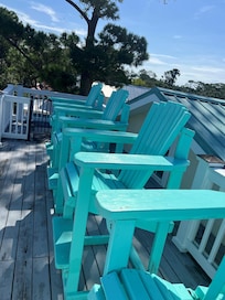 Oversized Chairs On the Very Top Observation Deck