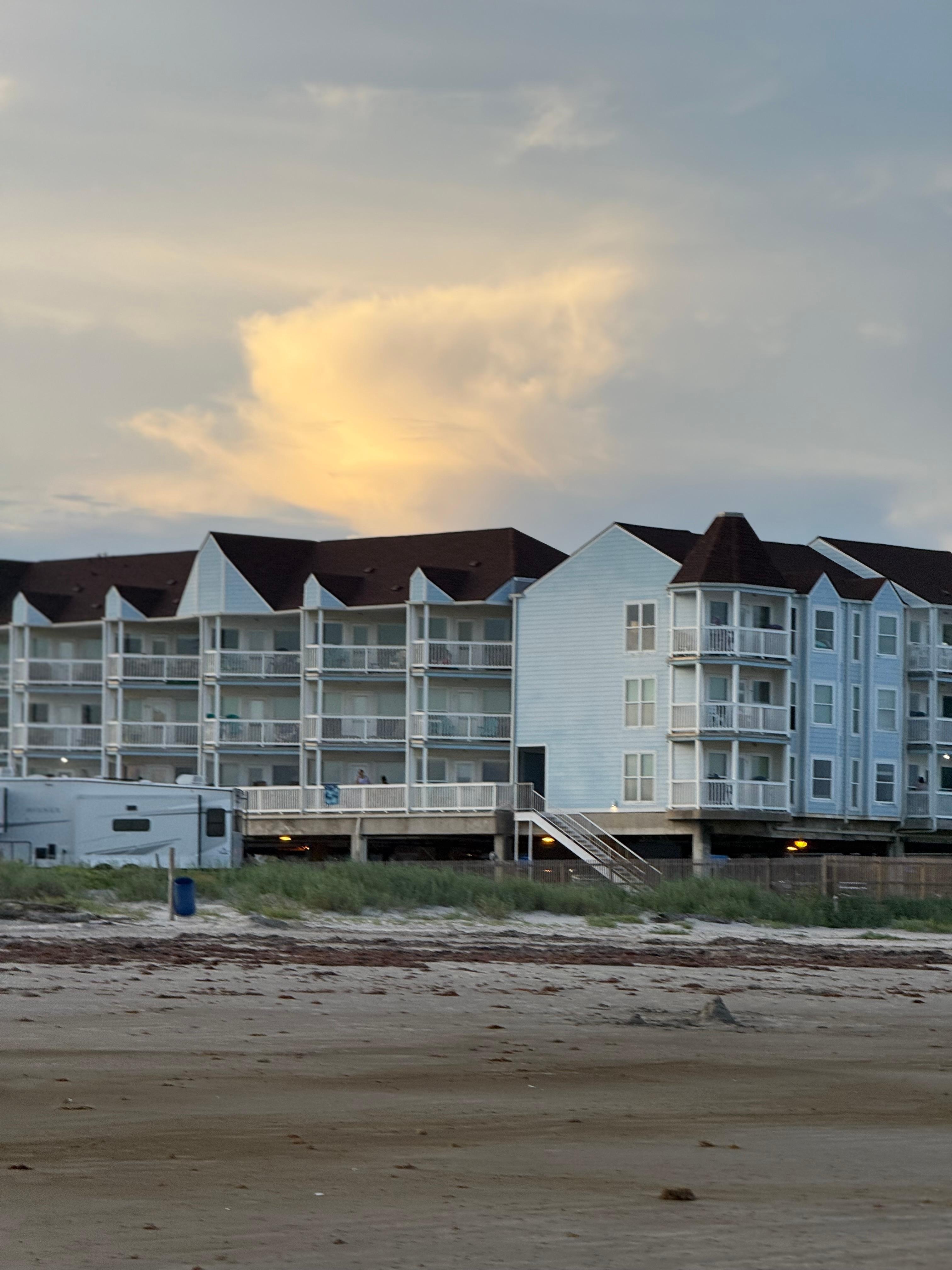 A view of our condo from the beach 
