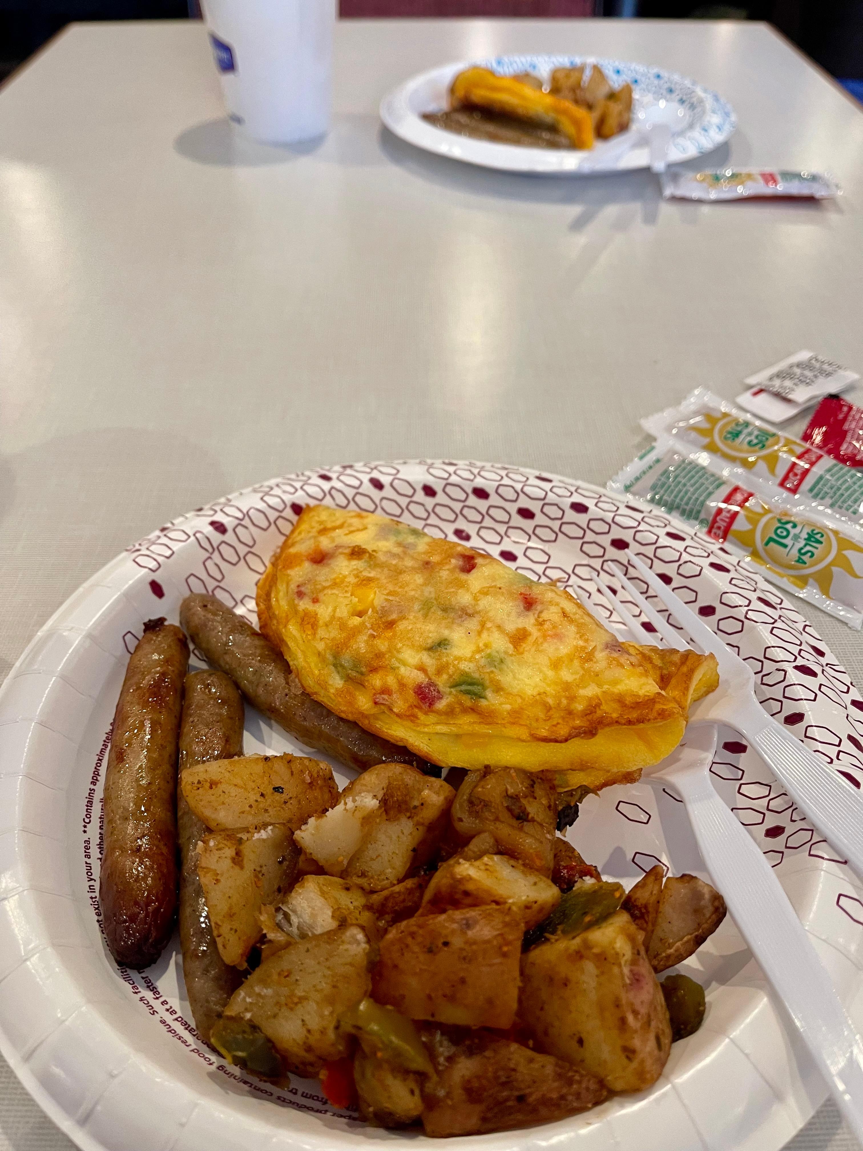 My breakfast on Saturday morning 