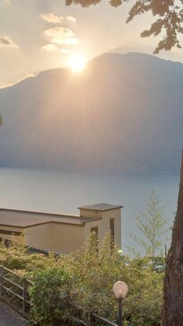 Sonnenaufgang auf dem Balkon